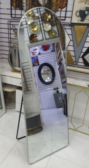 [ZK-05-65*180] MIRROR SILVER ARCH-1PC